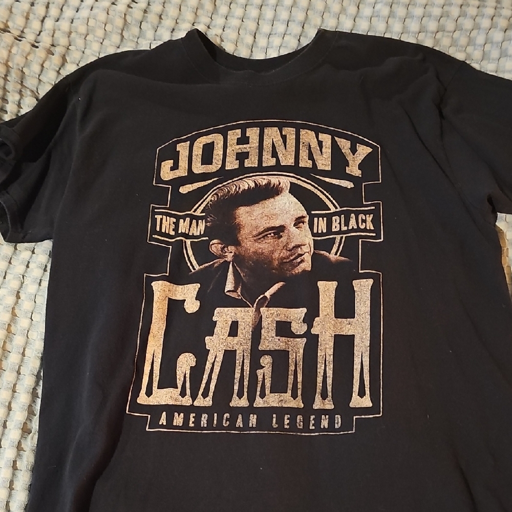 Johnny Cash Black Graphic Tee